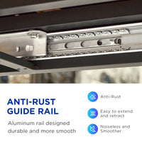 HIGOLD Heck Extendable Teak Outdoor Dining Set for 8-person