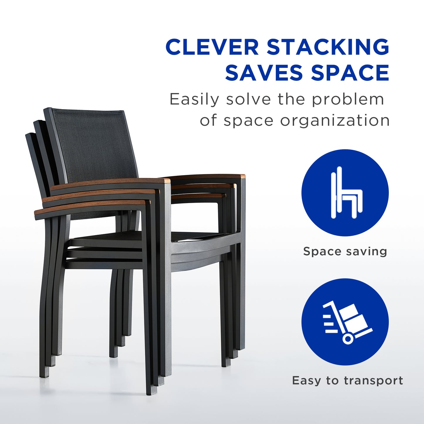 HIGOLD Heck Extendable Teak Outdoor Dining Set for 8-person