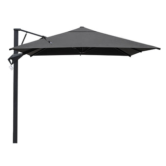 compare product HIGOLD Sonnenschirm 300 x 300 cm Groß Ampelschirm Dunkelgrau